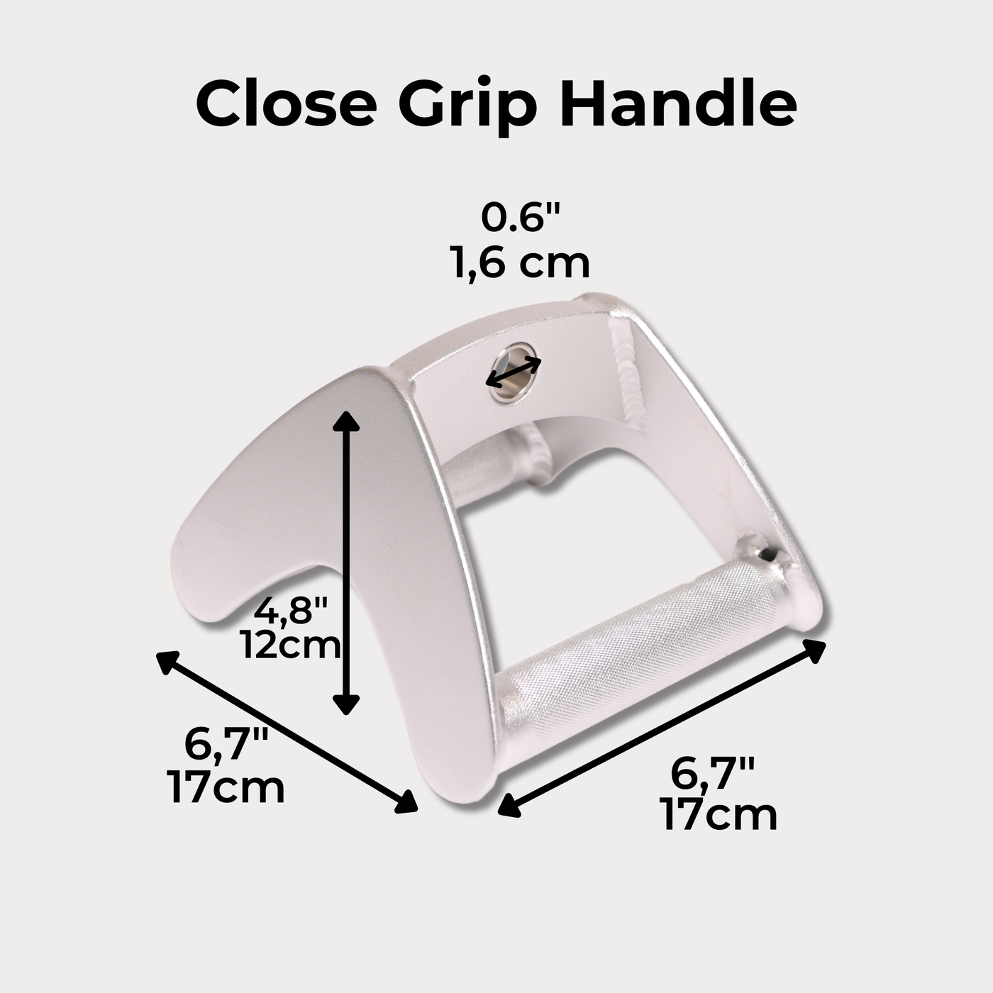 Aluminum Close Grip Handle