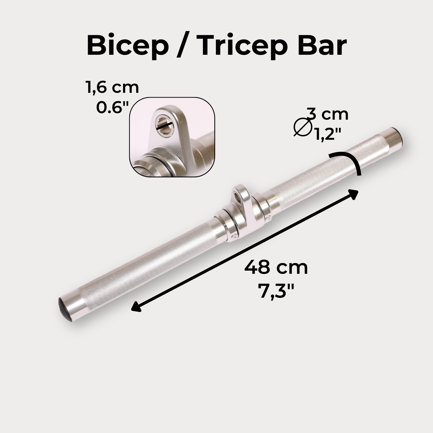 Aluminium Bicep / Tricep Bar